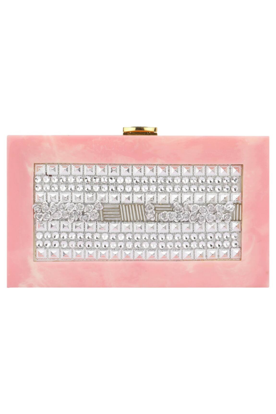 ClutcH'D Resin Box Clutch with Sling