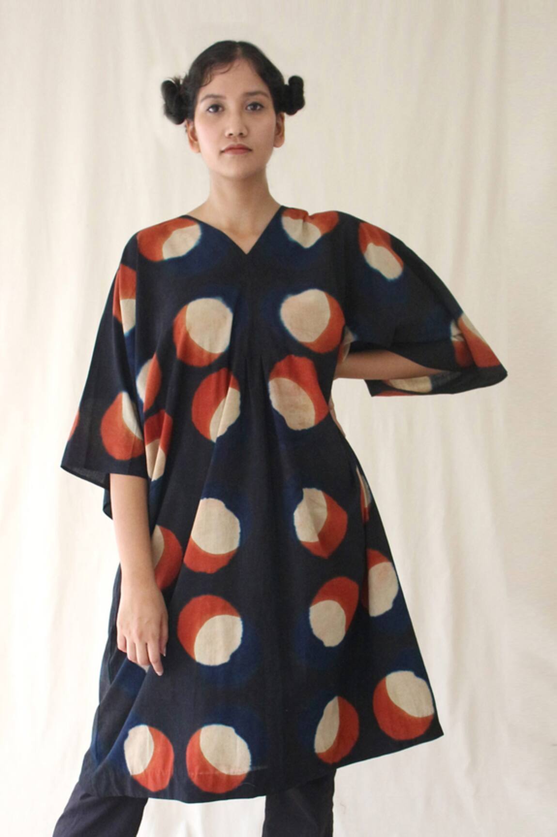 Chambray & CO. Printed Organic Cotton Kaftan & Pant Set