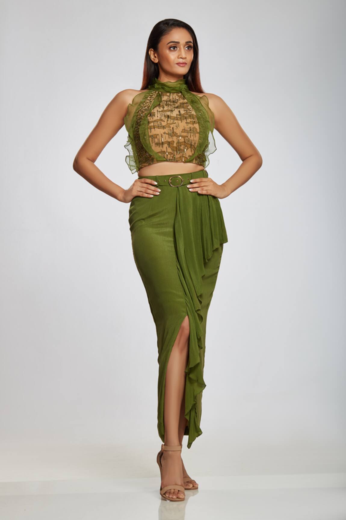 Ohaila Khan Ruffle Skirt