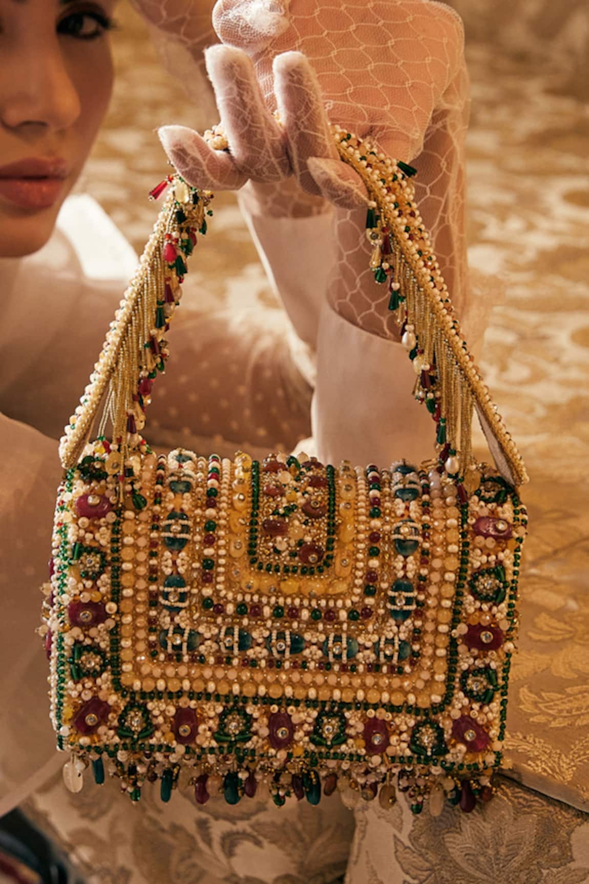 Lovetobag Amara Flapover Clutch With Handle 