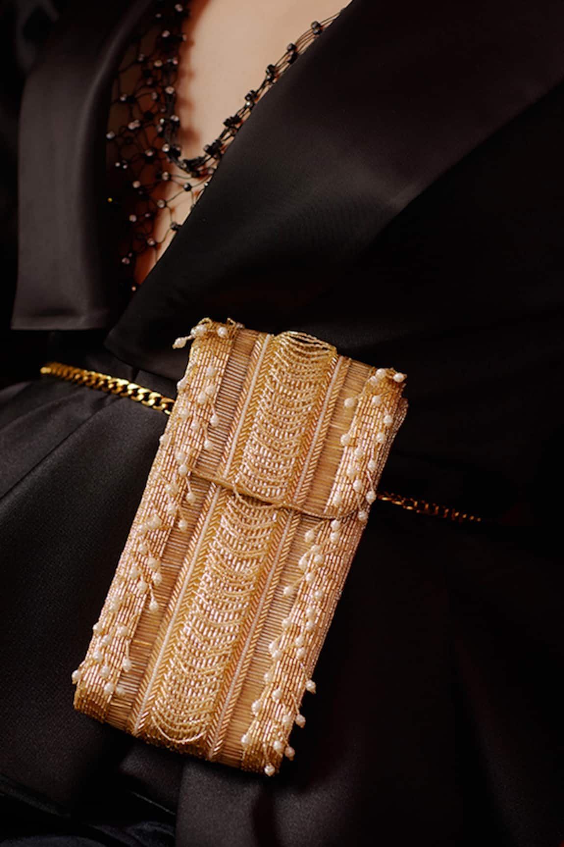 Lovetobag Ruche Embellished Mobile Pouch 