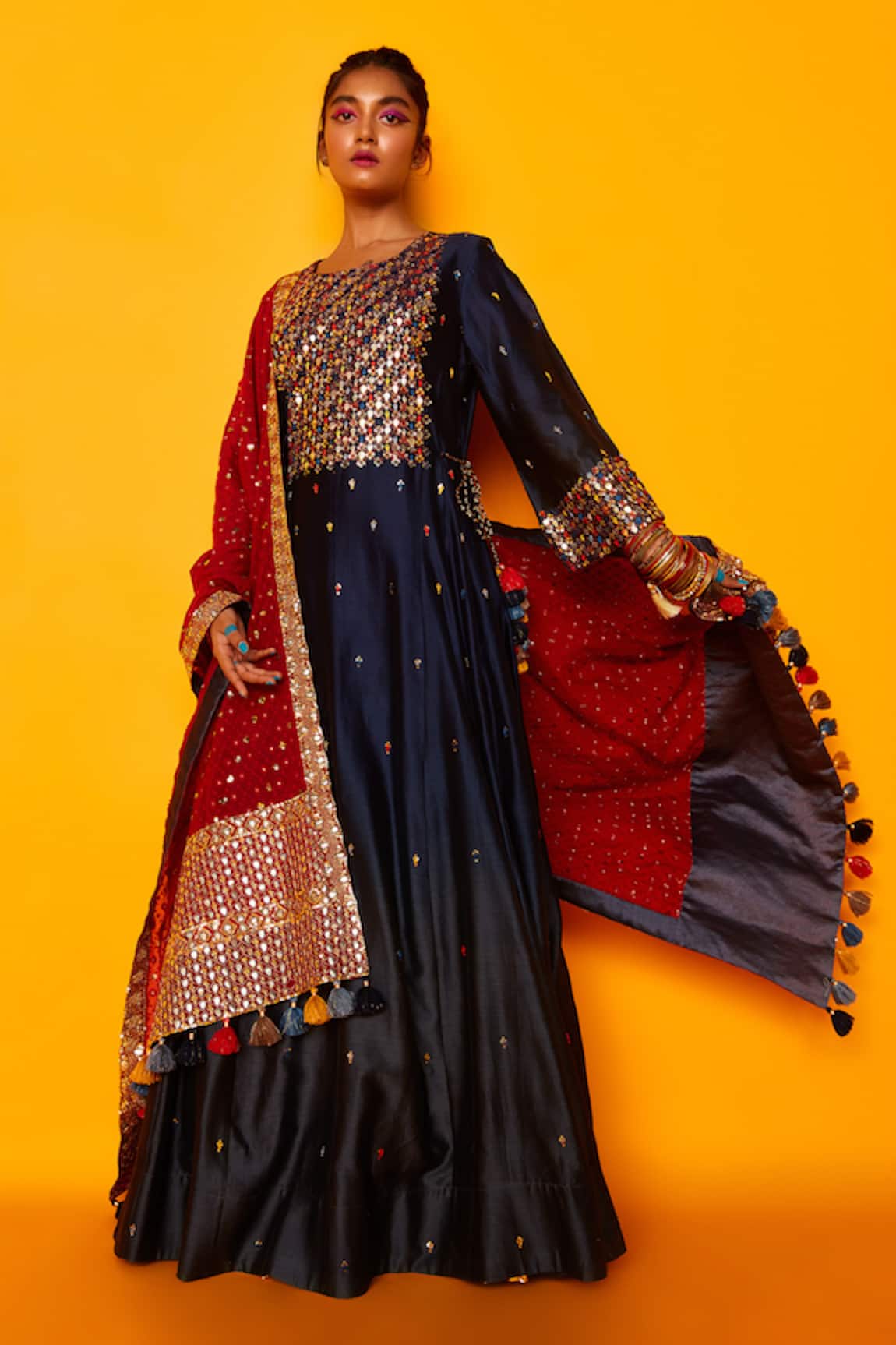 Loka By Veerali Raveshia Laya Anarkali with Dupatta