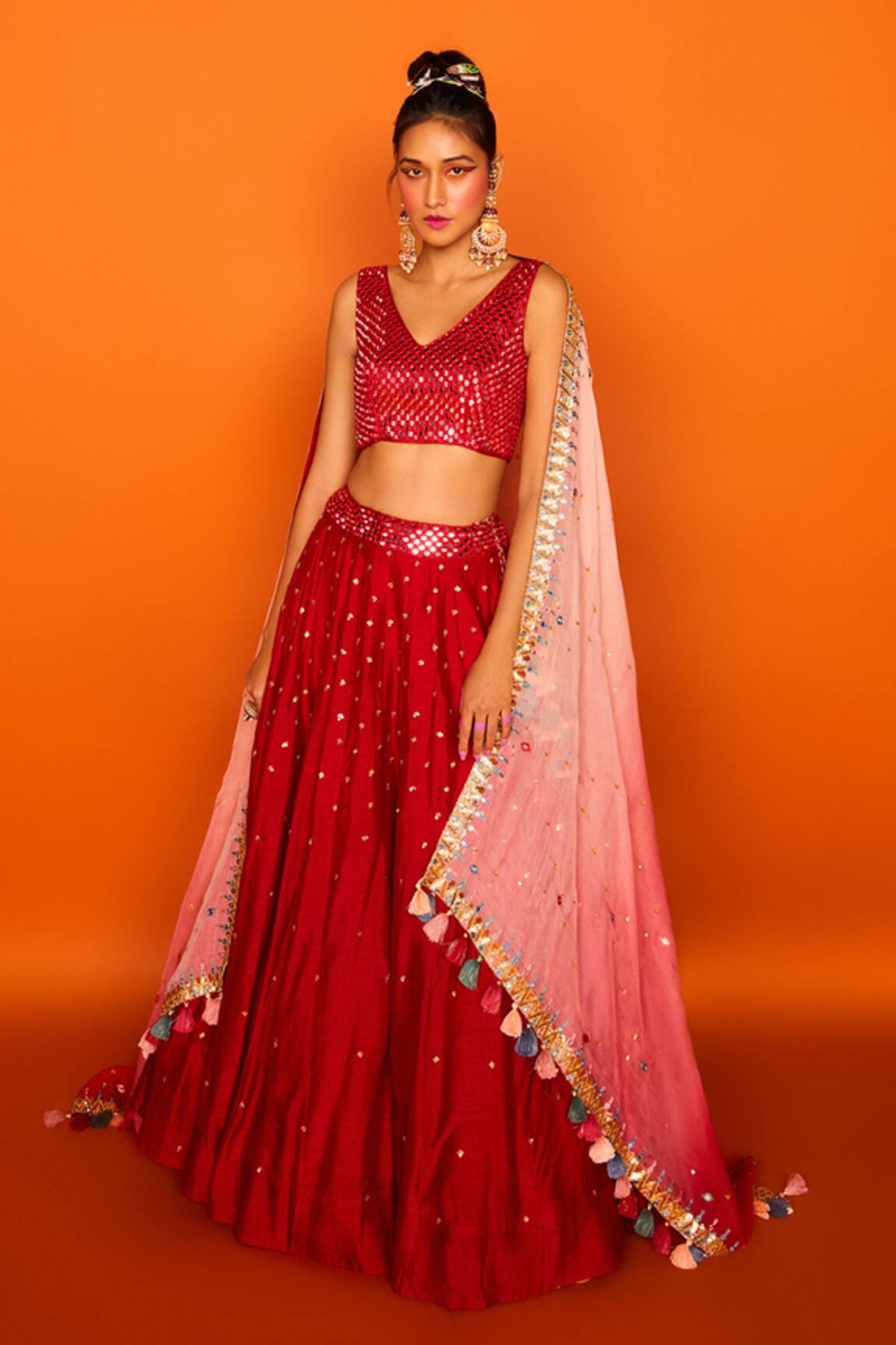 Loka By Veerali Raveshia Chhayanat Bridal Lehenga Set