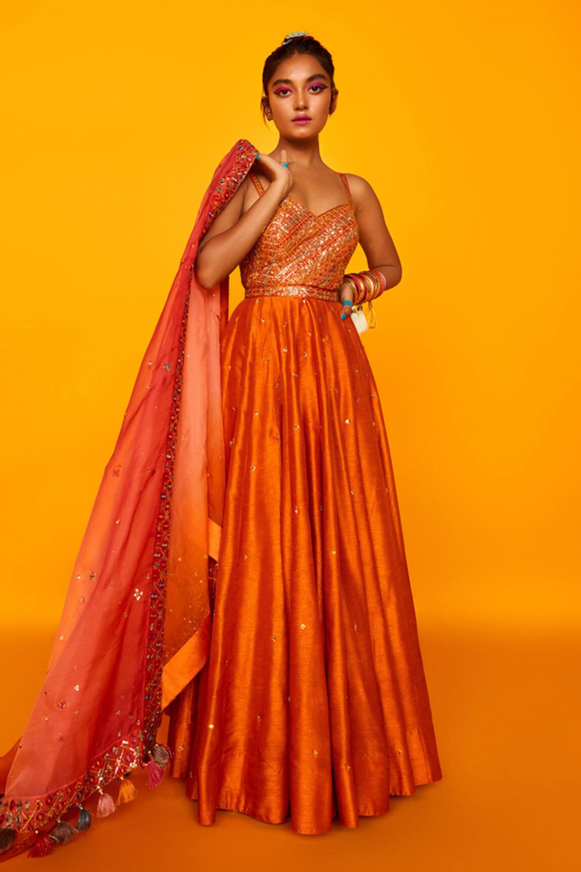 Loka By Veerali Raveshia Akira Anarkali with Dupatta