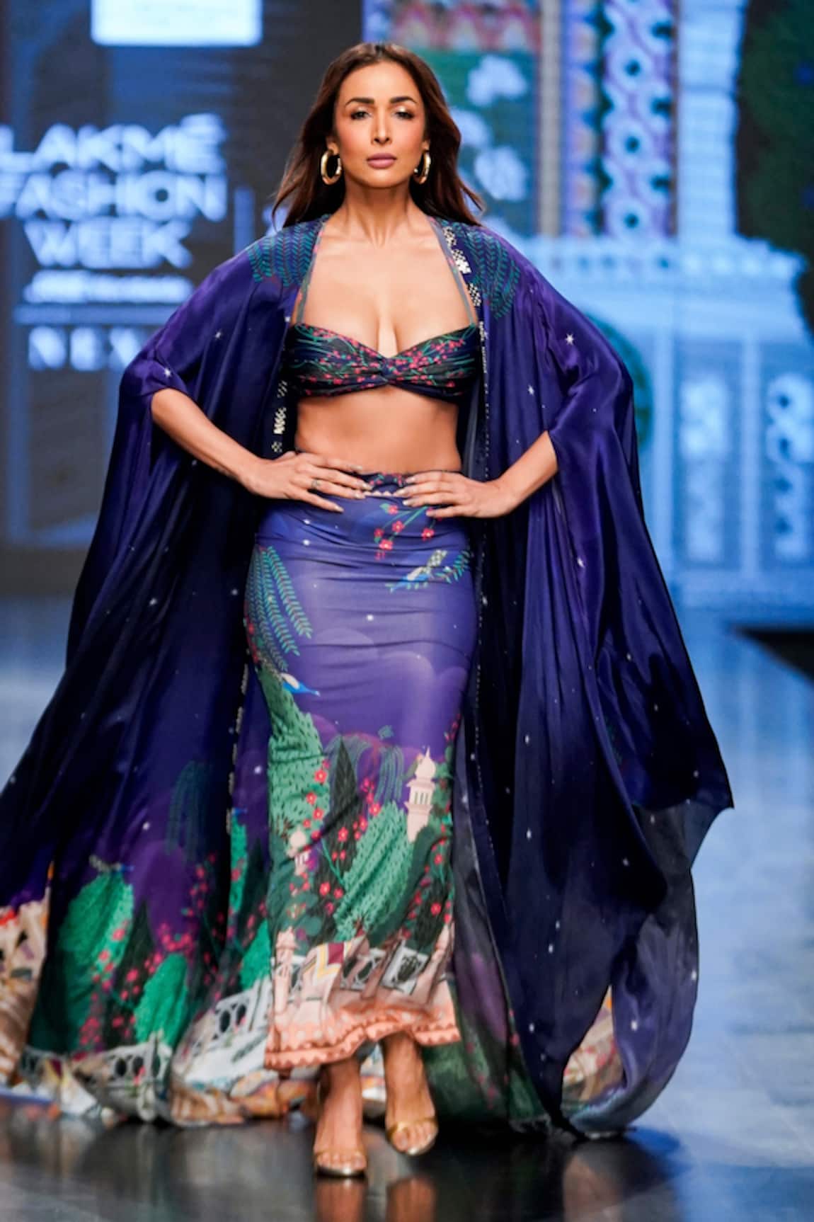 Limerick By Abirr N' Nanki Cole Rajasthan Miniature Pattern Skirt