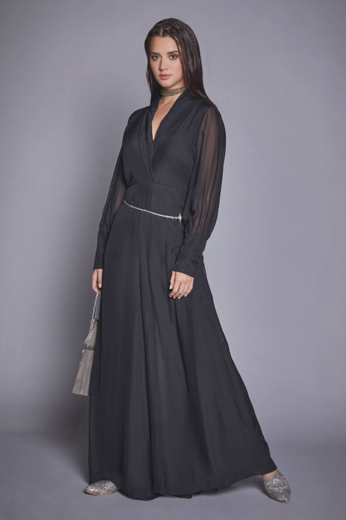 Jade By Monica & Karishma Flared Jumpsuit