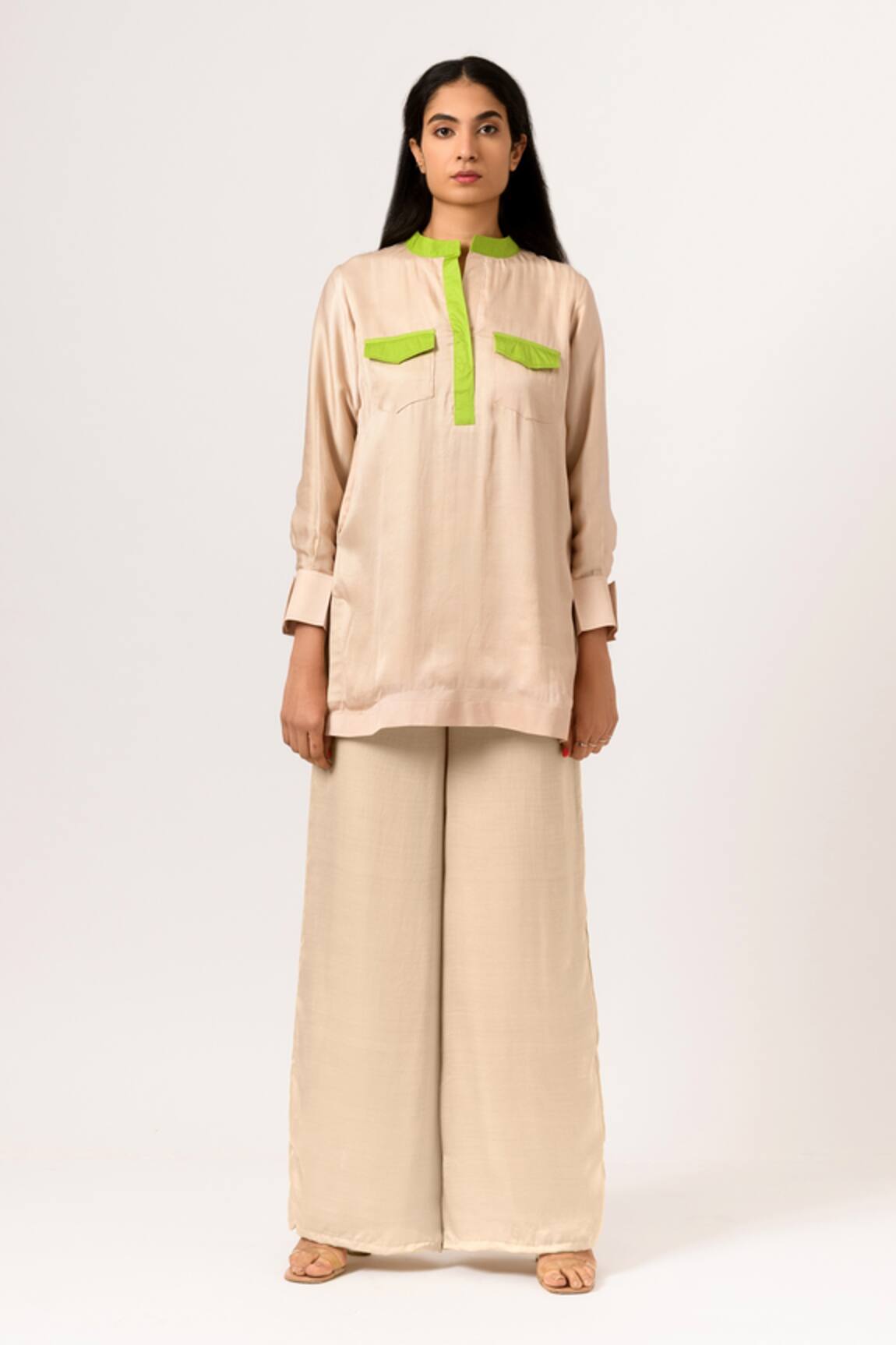 Neora By Nehal Chopra Full Sleeve Top & Pant Set