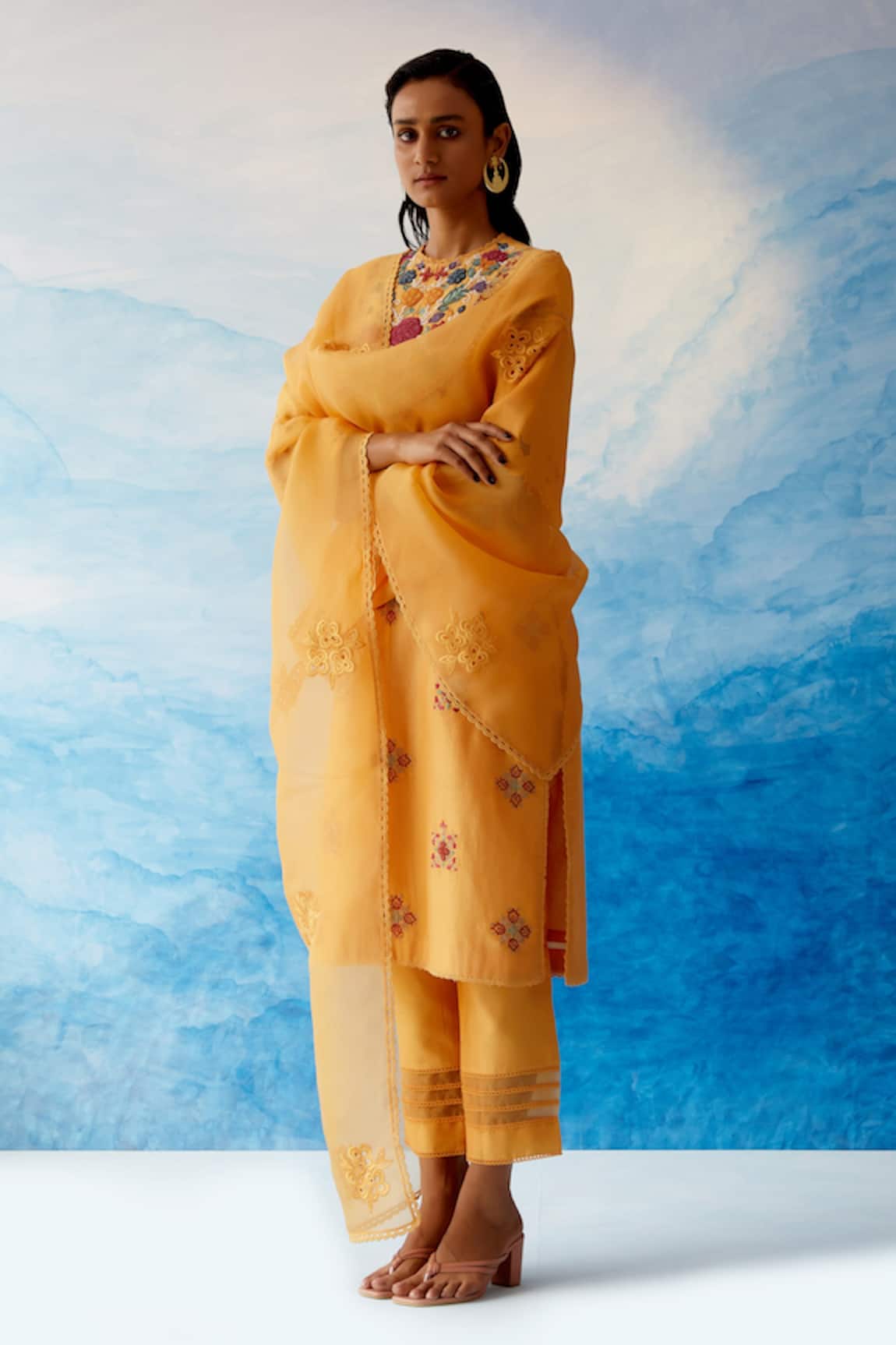 Chandrima Silk Organza Dupatta 