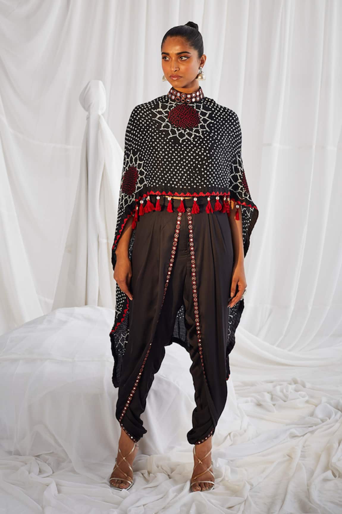 Twenty Nine Rabari Bandhani Monarch Cape 