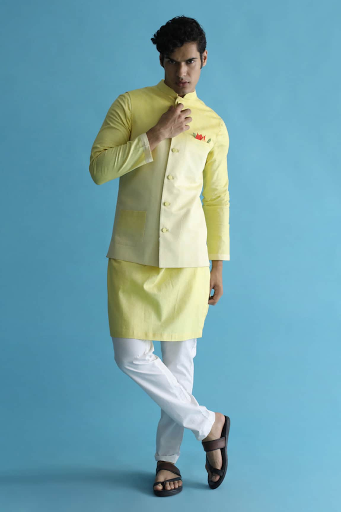 Kaha Norahy Ombre Effect Bundi Kurta Set