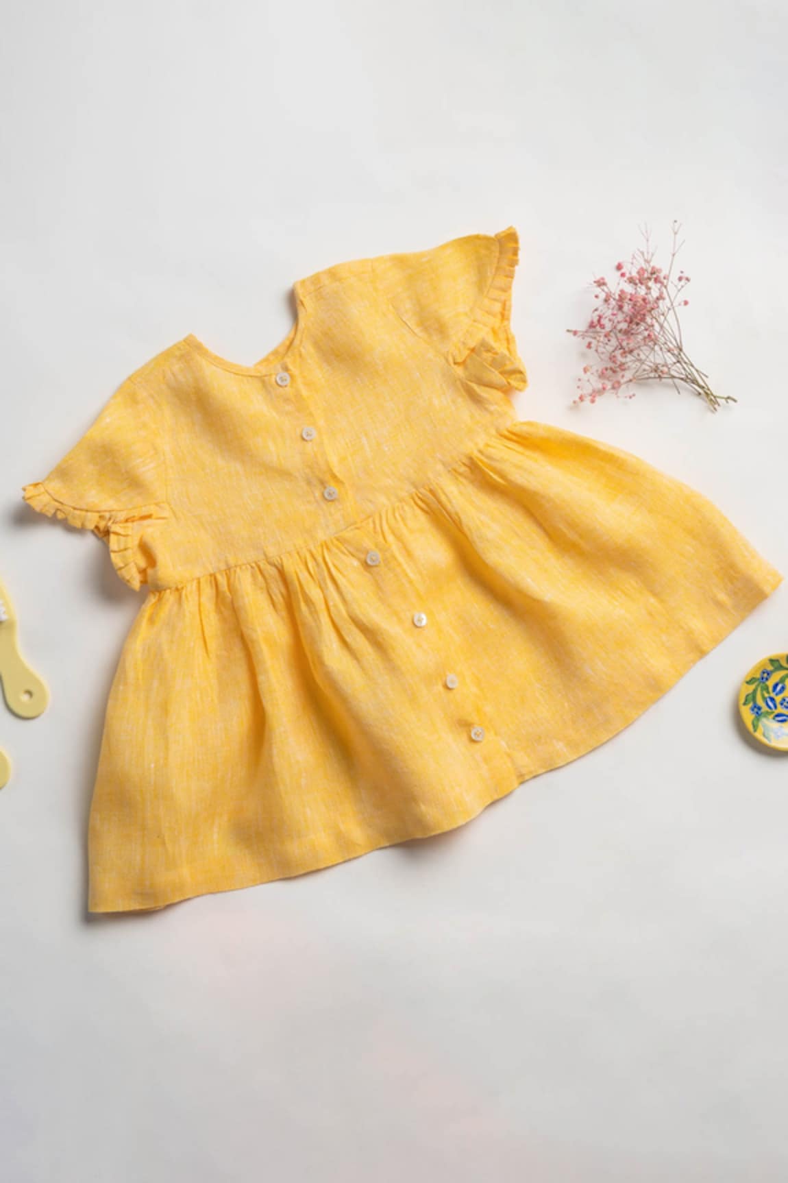 Laadlo Sunshine Linen Dress