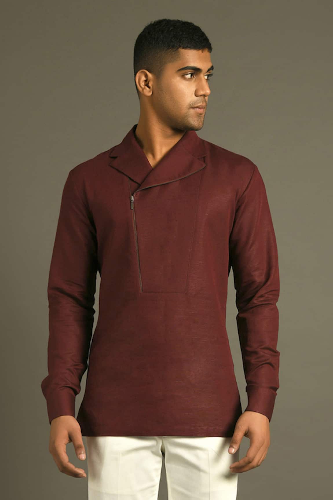 Dhruv Vaish Handloom Cotton Linen Shirt