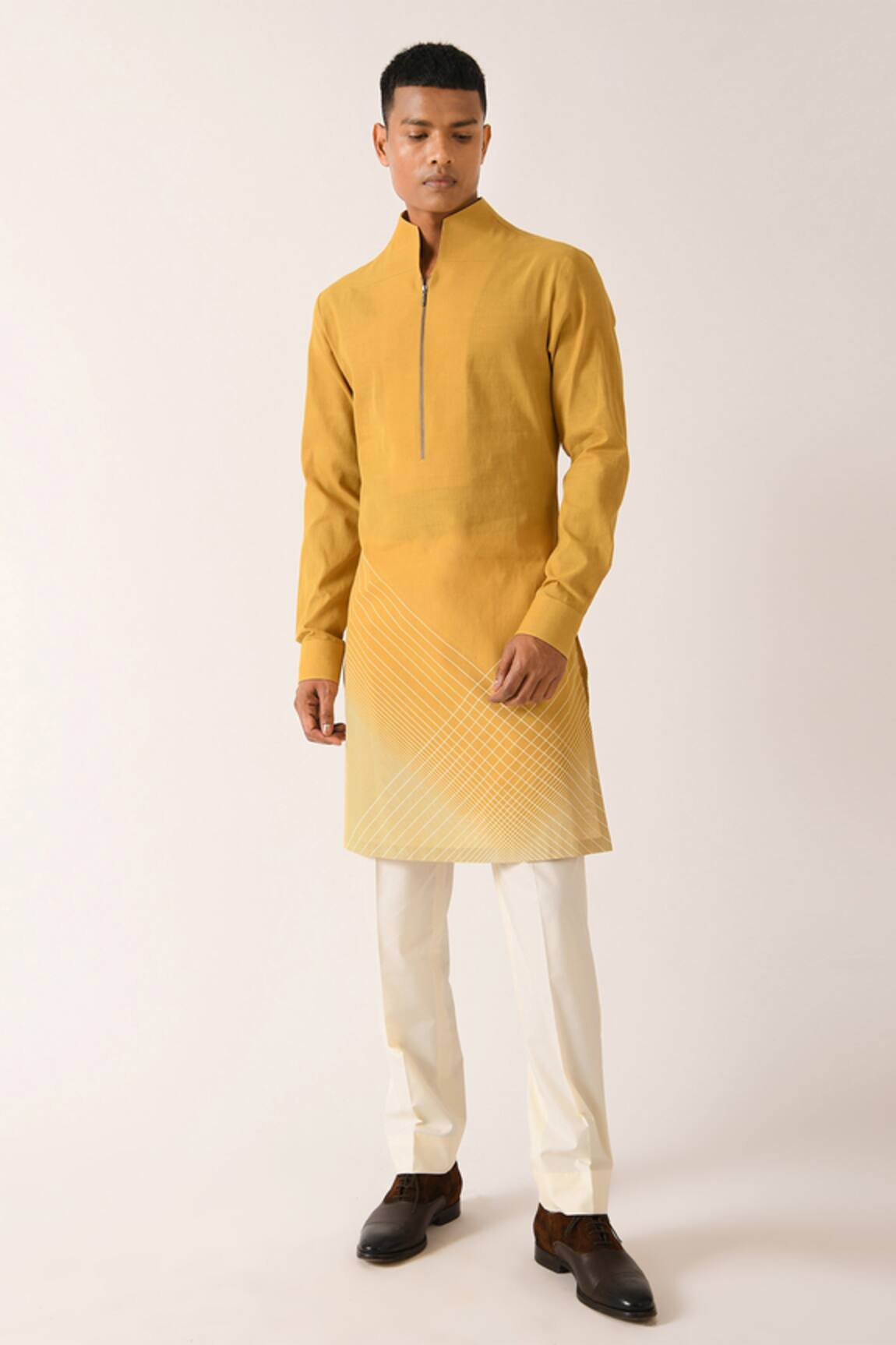 Dhruv Vaish Handloom Cotton Kurta Set 