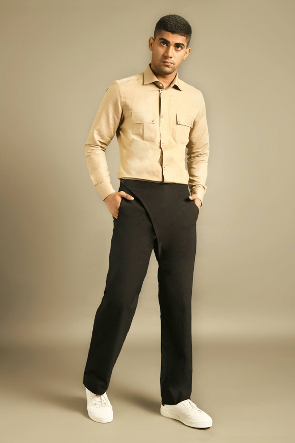 Dhruv Vaish Cotton Trousers 