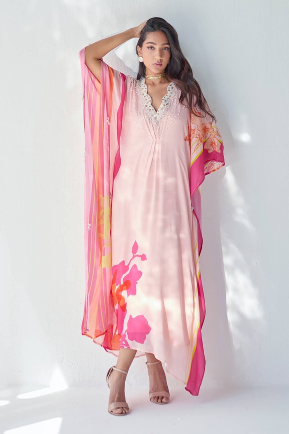 Rajiramniq Floral Print Kaftan