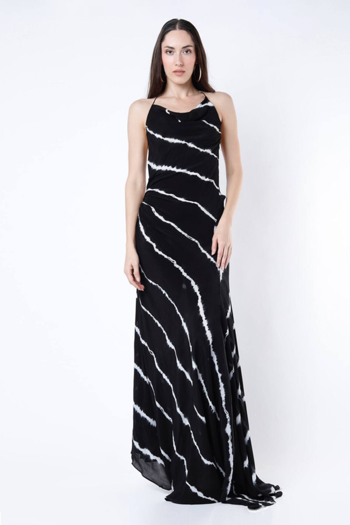Deme By Gabriella Tie & Dye Slip Gown