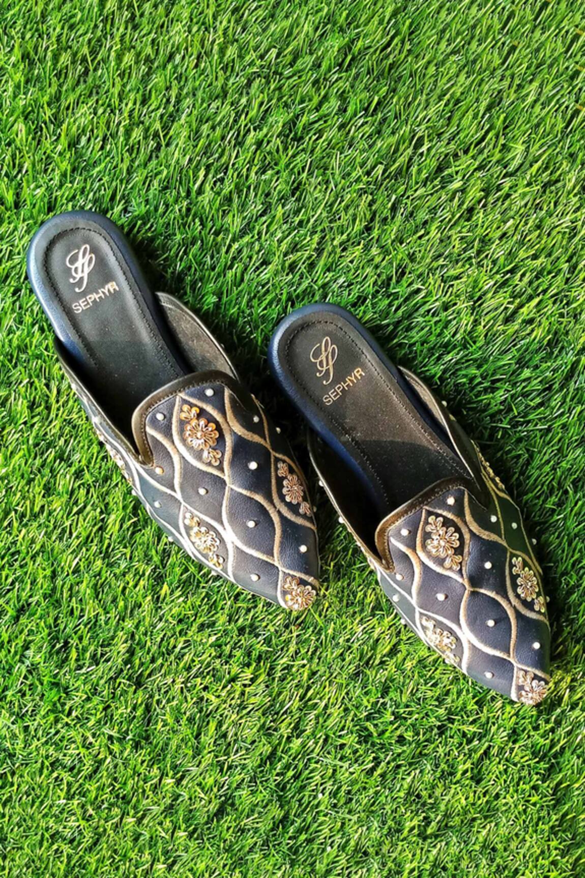 Sephyr Zardozi Embroidered Mules