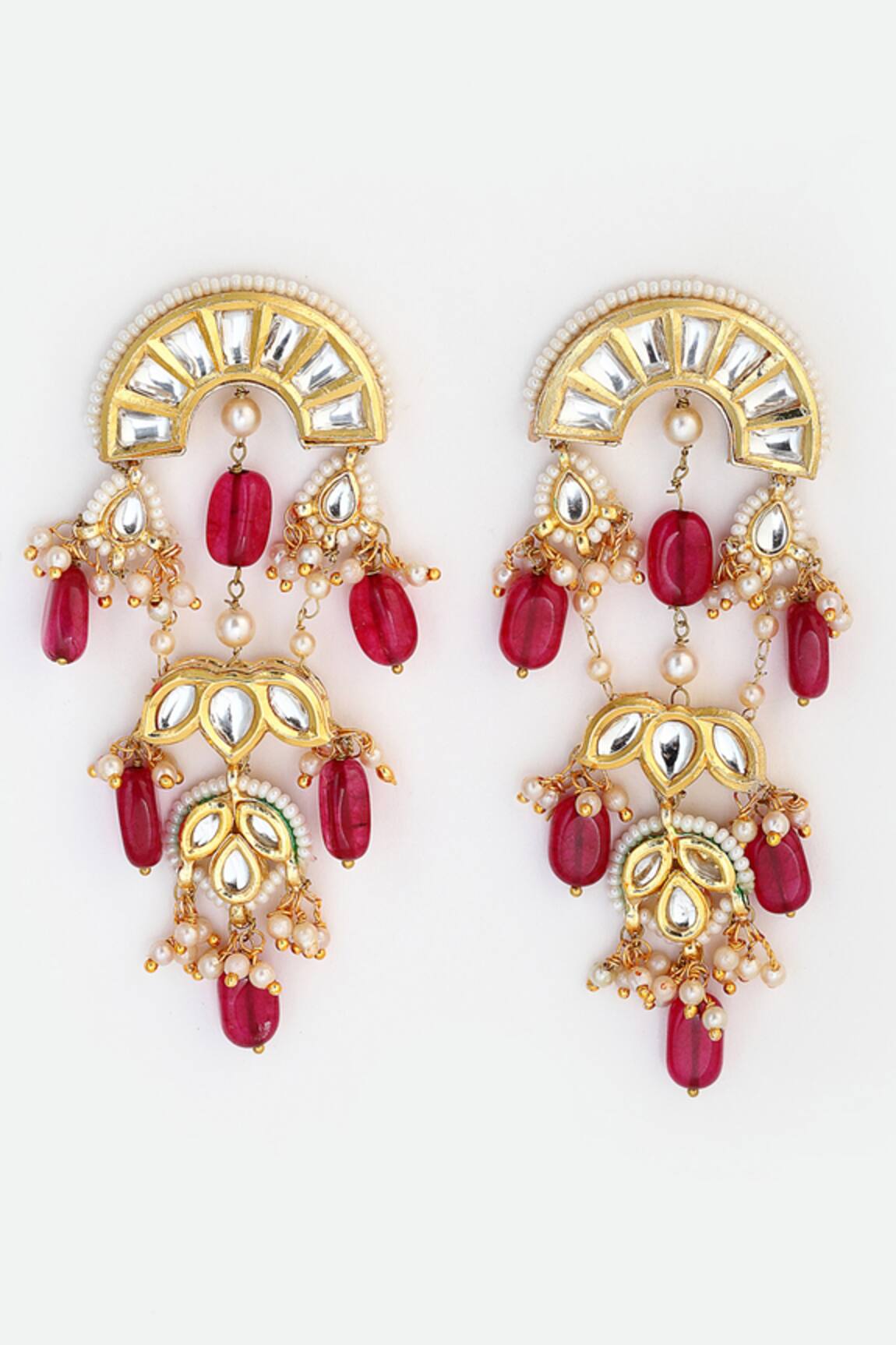 Dugran By Dugristyle Kundan Dangler Earrings