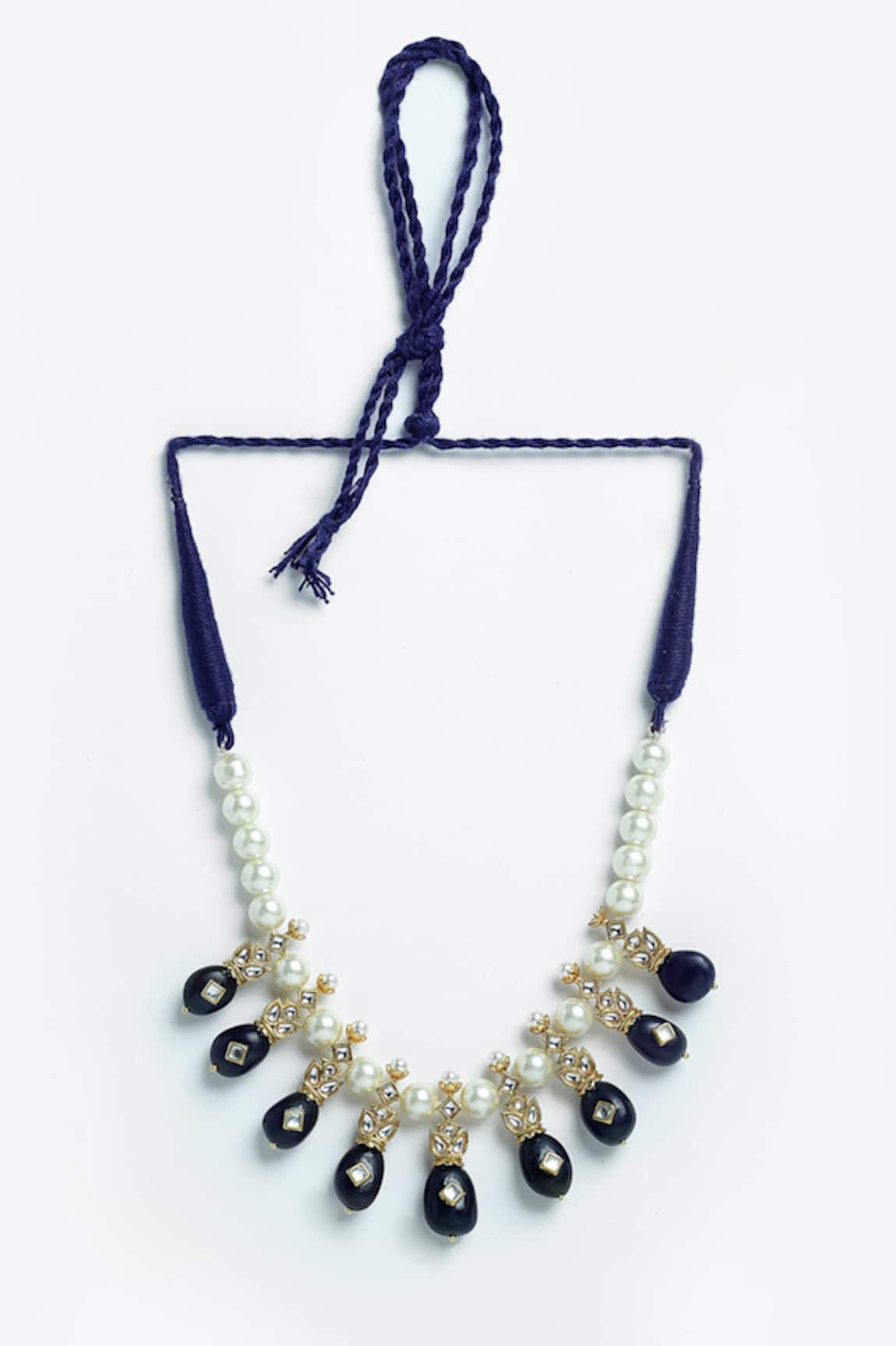 Dugran By Dugristyle Pearl Embellished Necklace