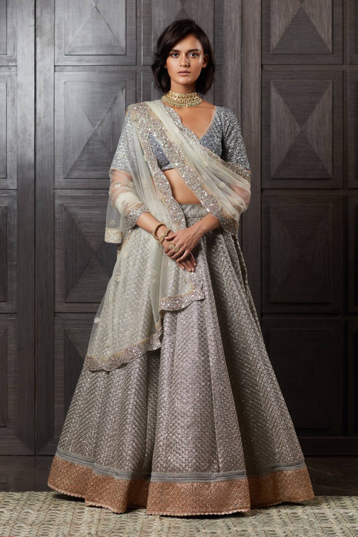 Jade By Monica & Karishma Embroidered Bridal Lehenga Set