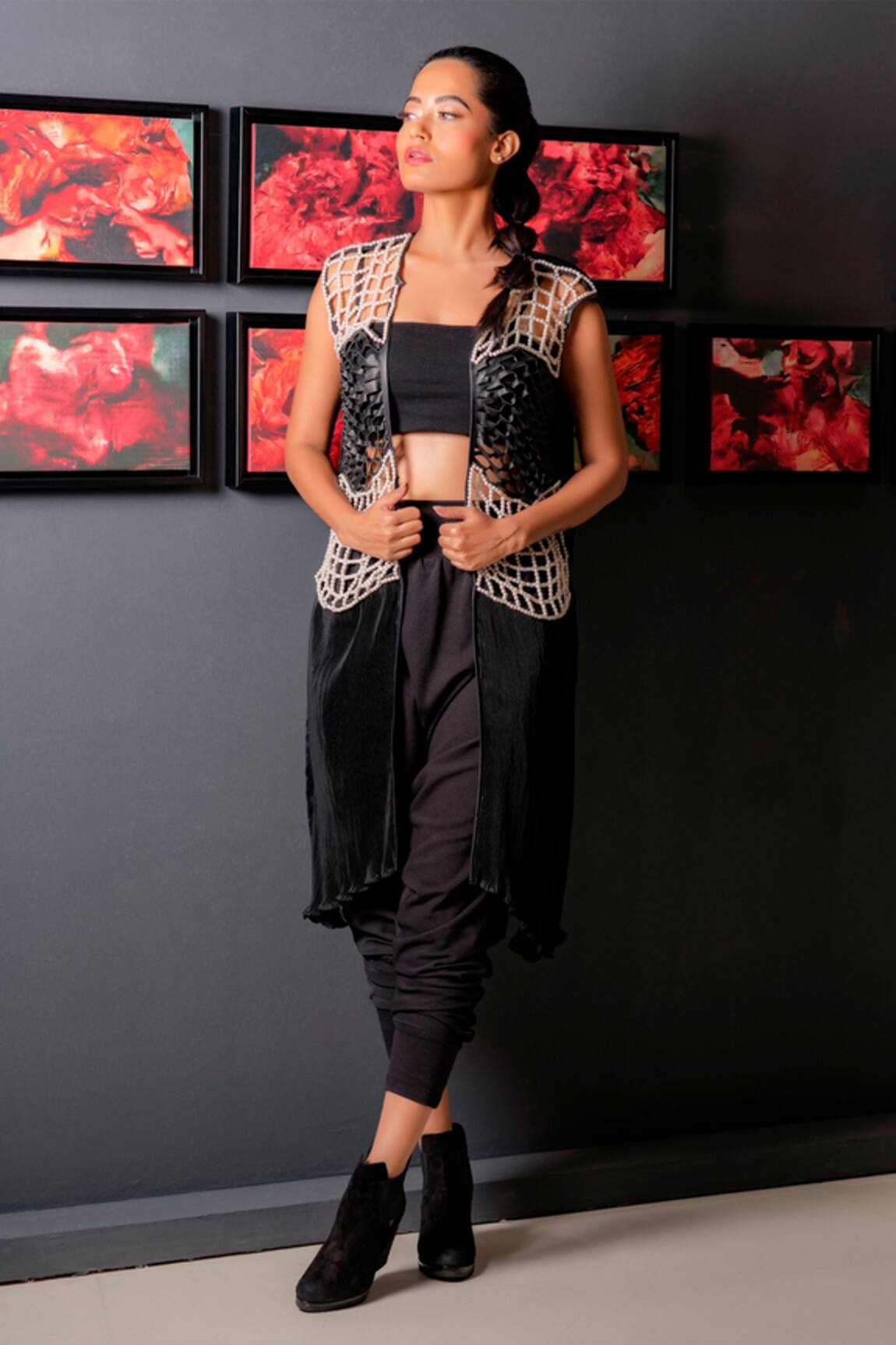 Devina Juneja Pleated Jacket