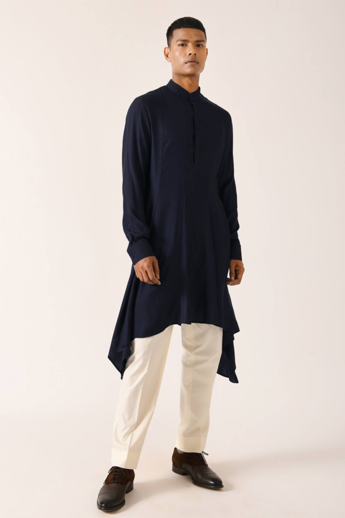 Dhruv Vaish Panelled Kurta Set 