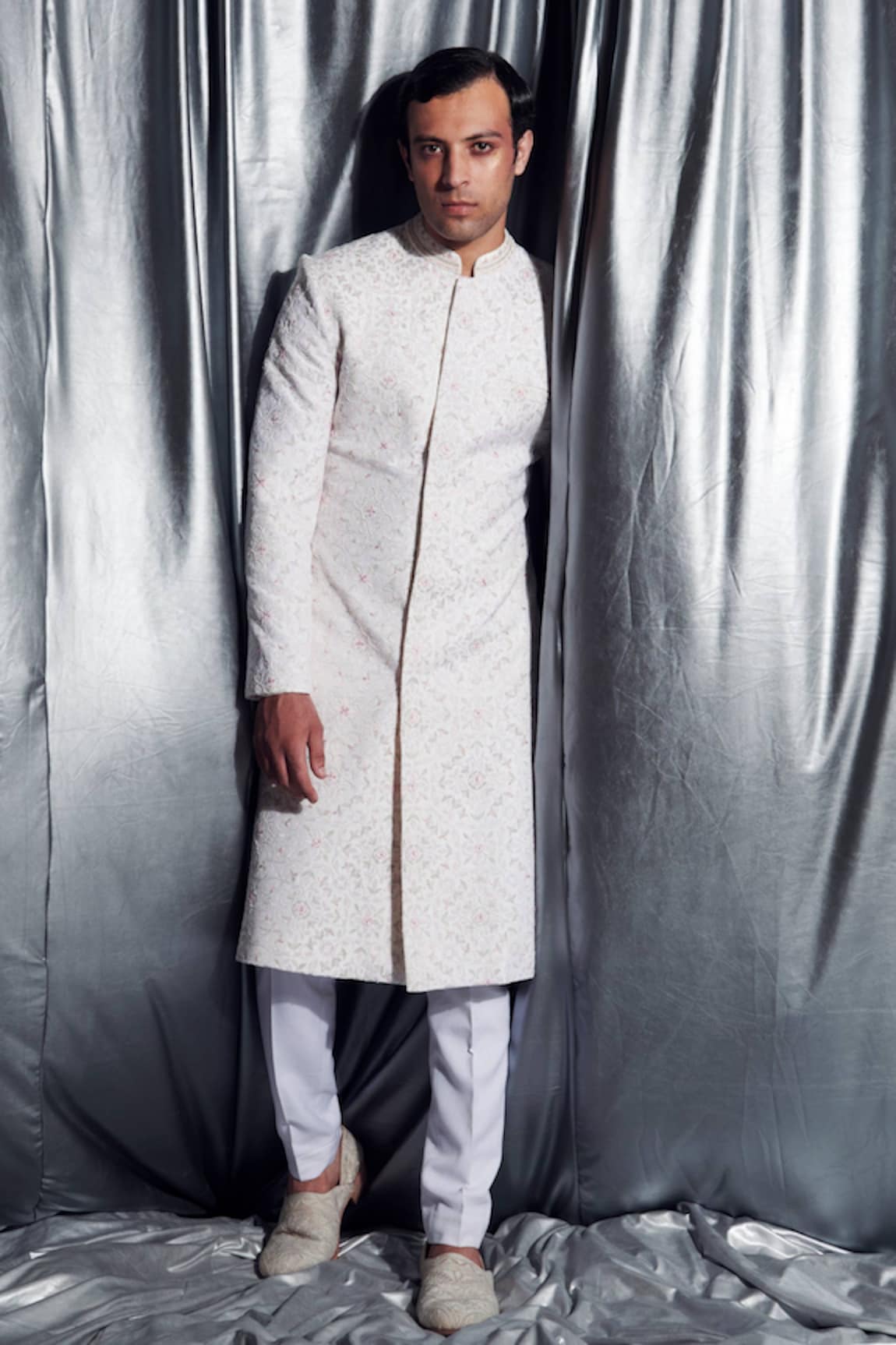 Dev R Nil Embroidered Sherwani