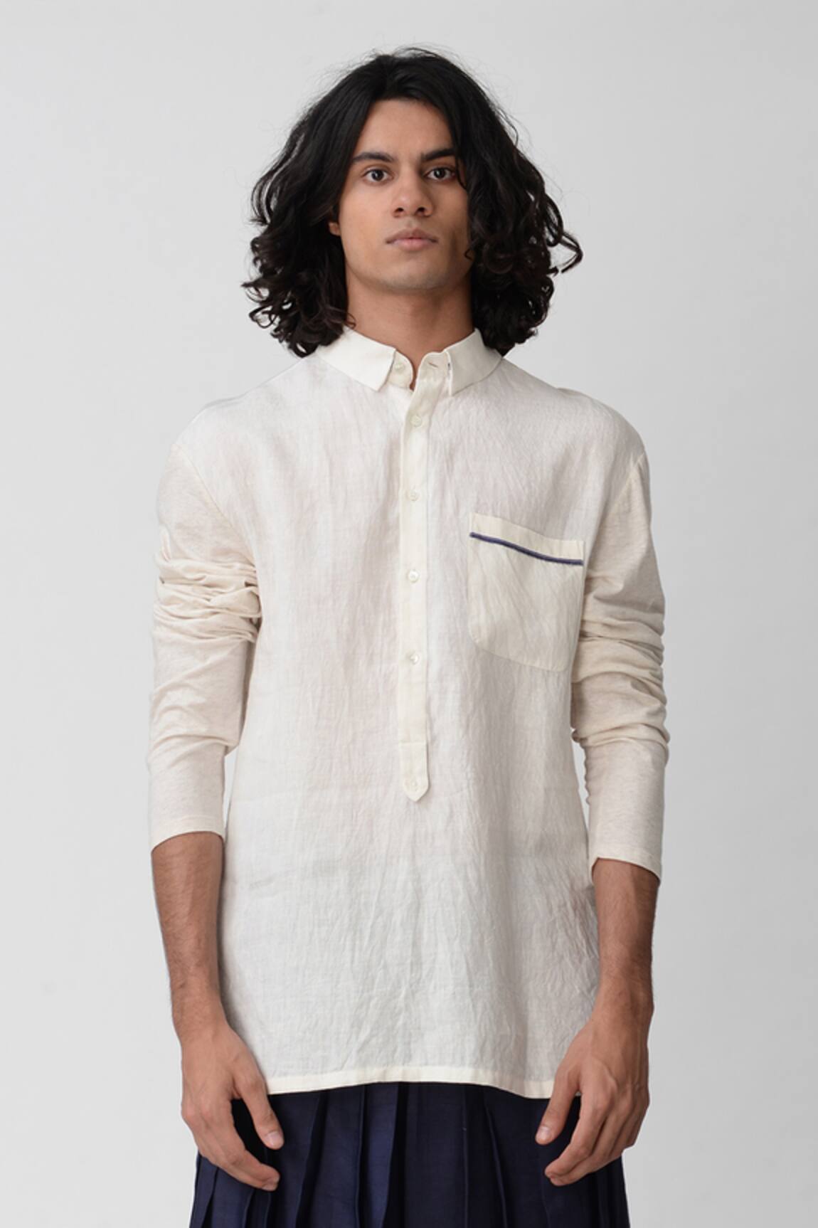 Rajesh Pratap Singh Handloom Linen Shirt
