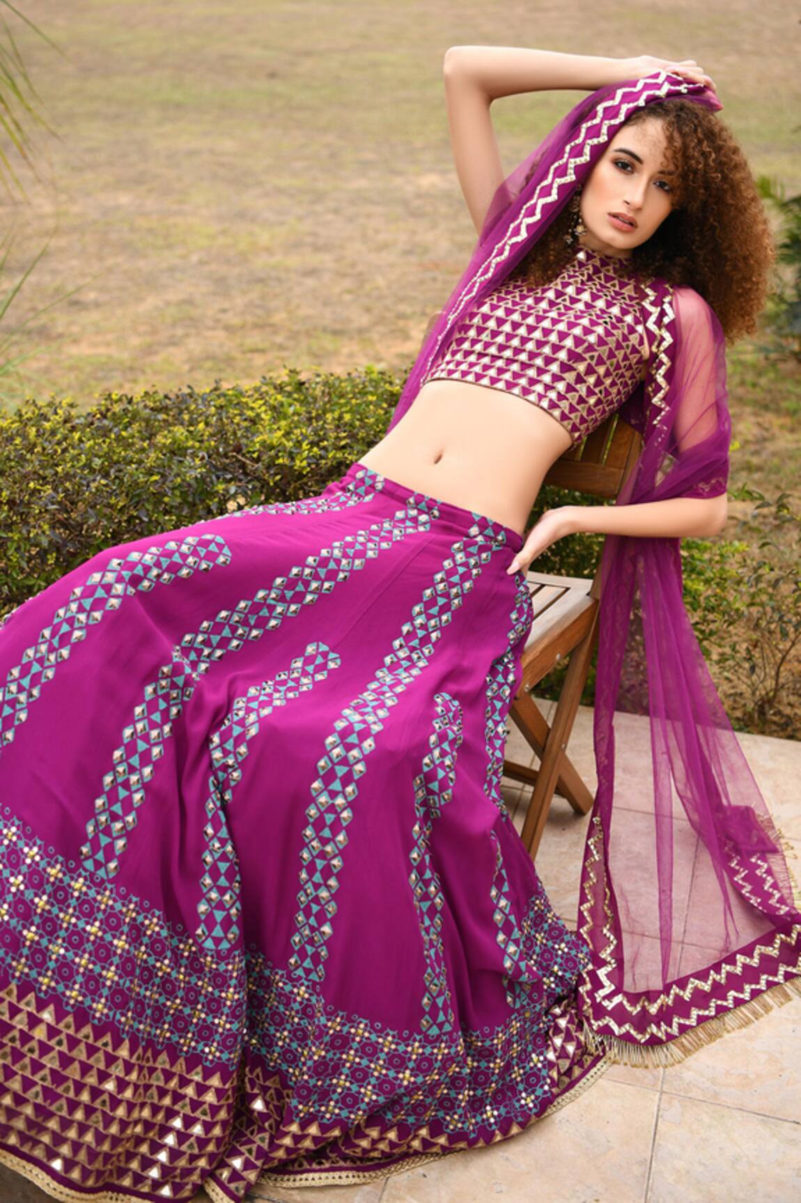 Pooja Rajgarhia Gupta Printed Lehenga Set