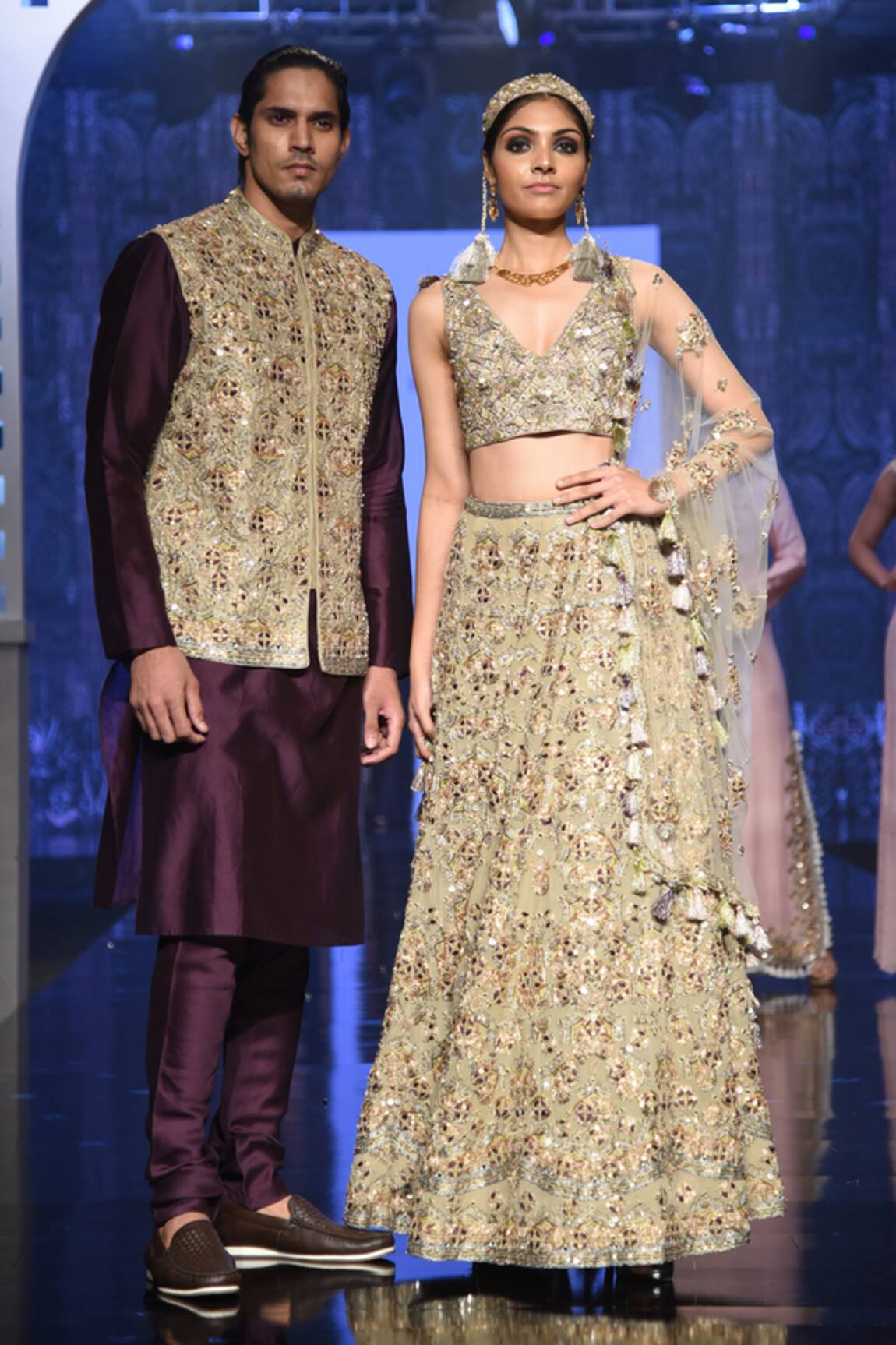 Payal Singhal Tahira Georgette Embroidered Bridal Lehenga Set 