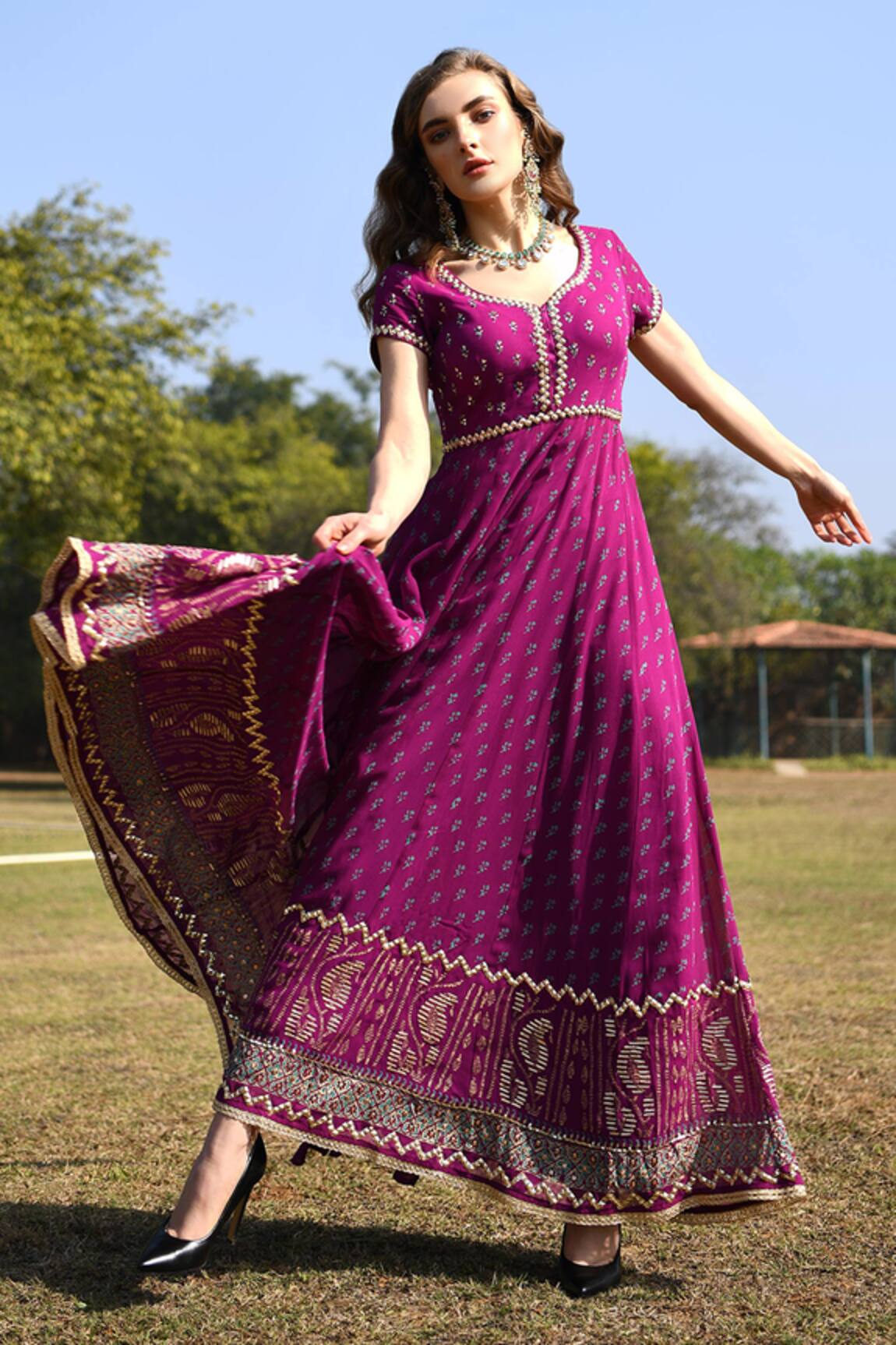 Pooja Rajgarhia Gupta Printed Anarkali