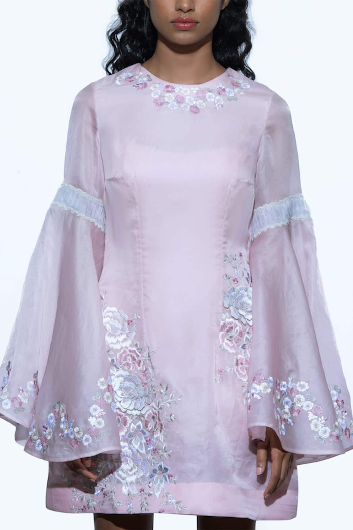 Shriya Som Embroidered Dress