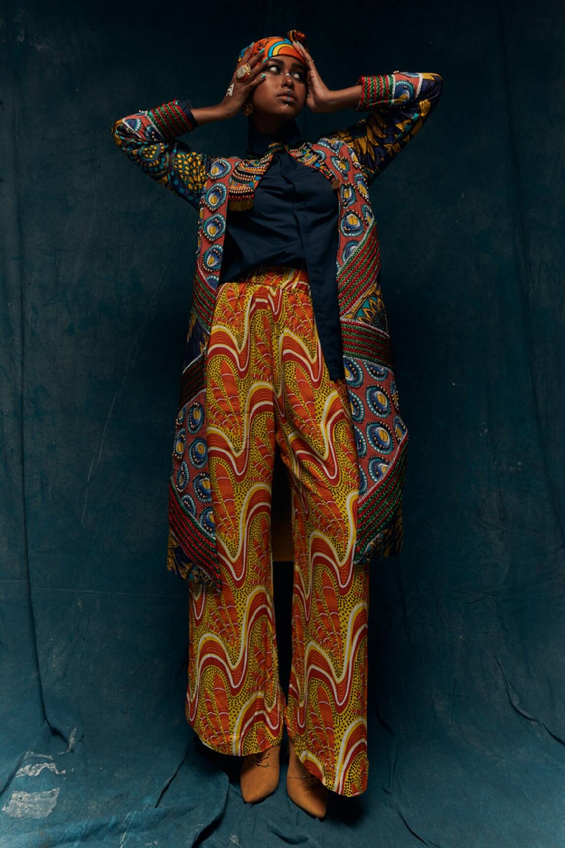 Esha L Amin Satin Shirt