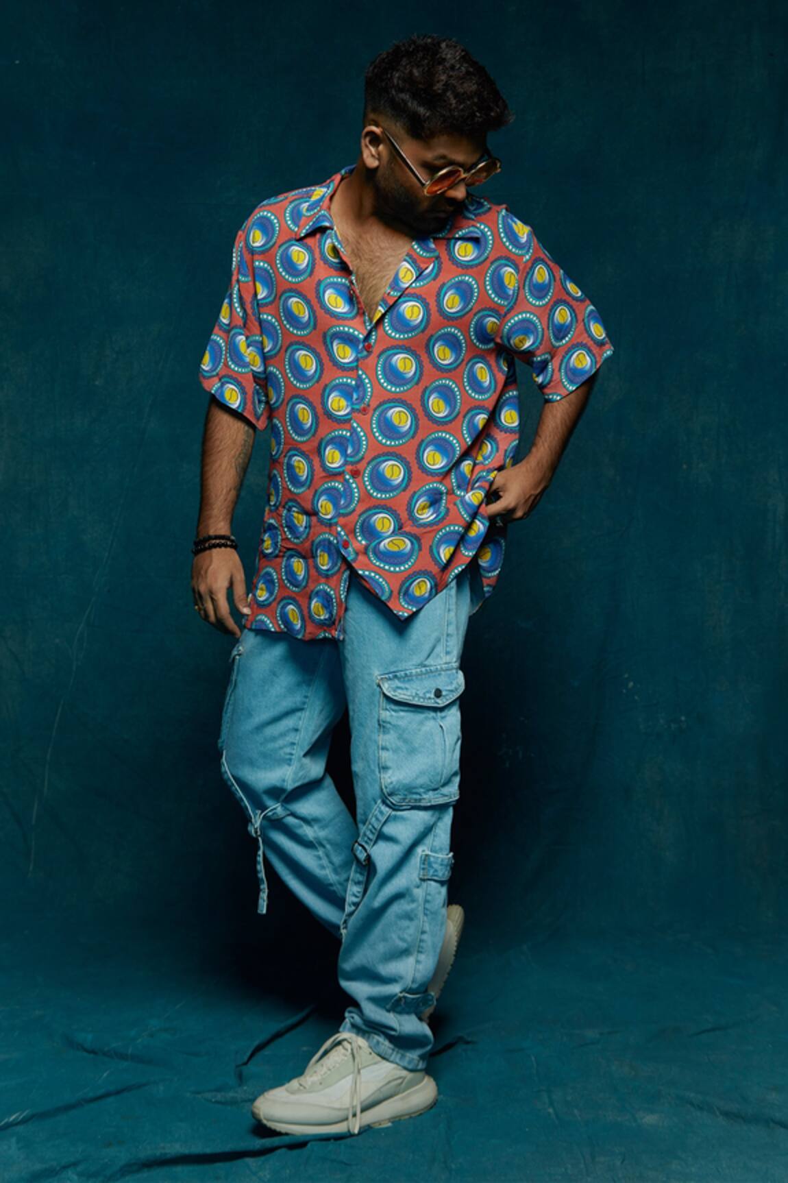 Esha L Amin Tennis Ball Print Shirt 