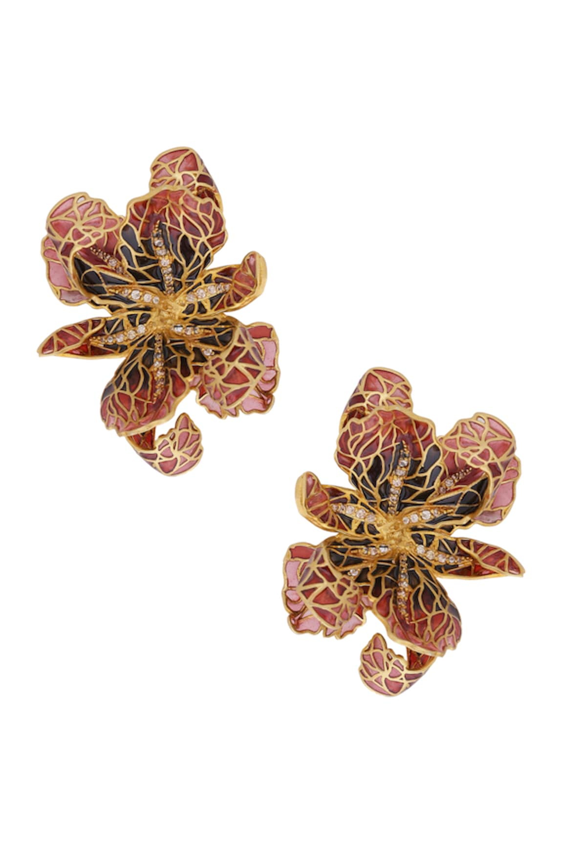 Azga Handcrafted Floral Studs