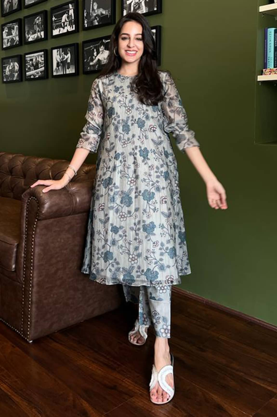 Vaayu Floral Print Kurta & Pant Set