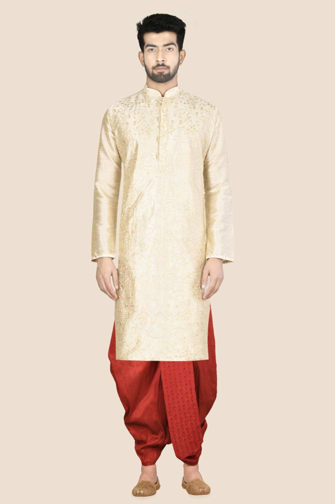 Aryavir Malhotra Embroidered Dhoti Pant