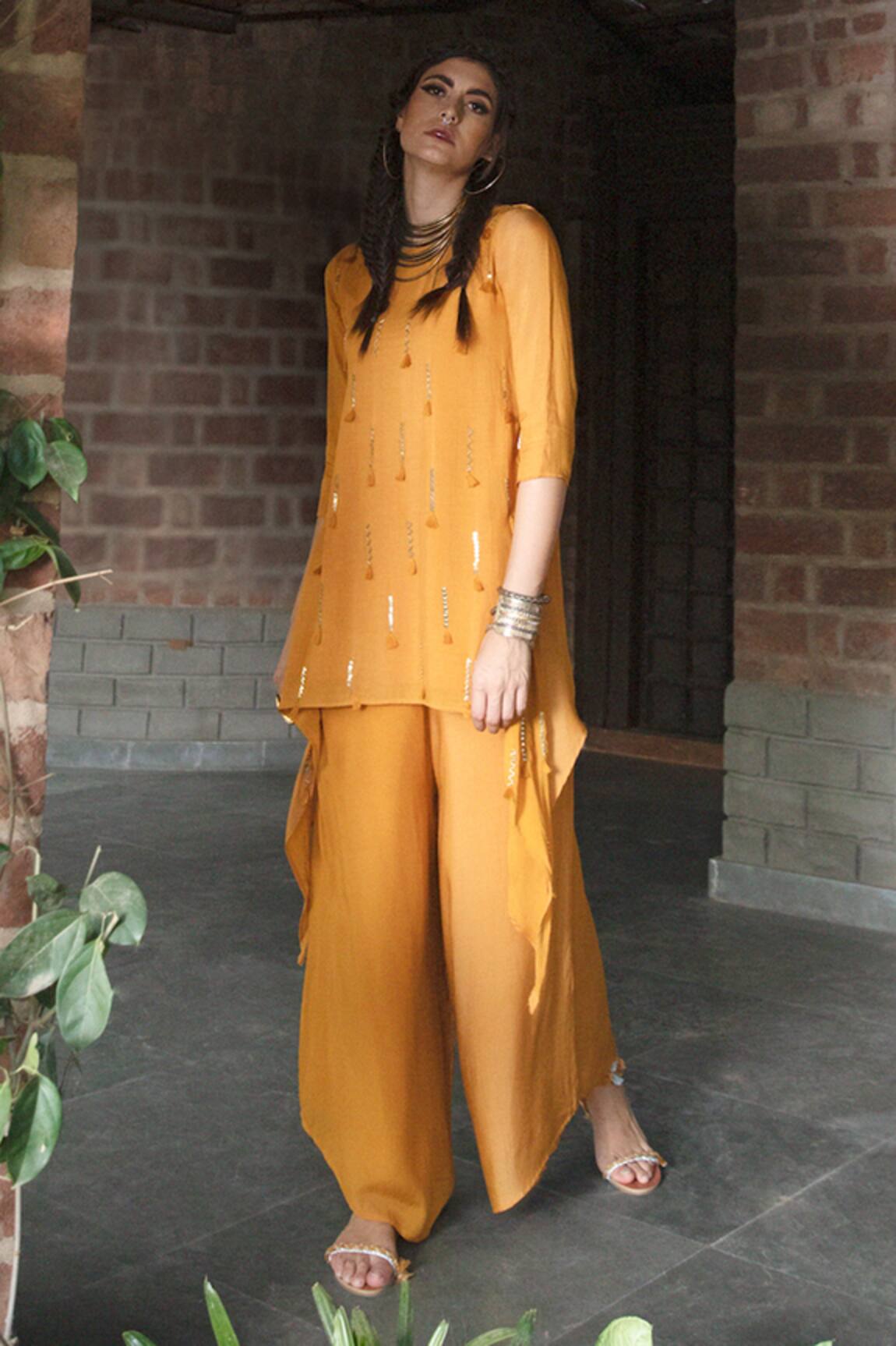 Enech Embellished Kurta with Palazzo 