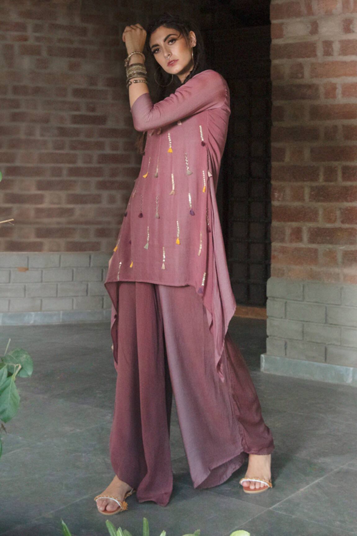 Enech Embellished Kurta with Palazzo 