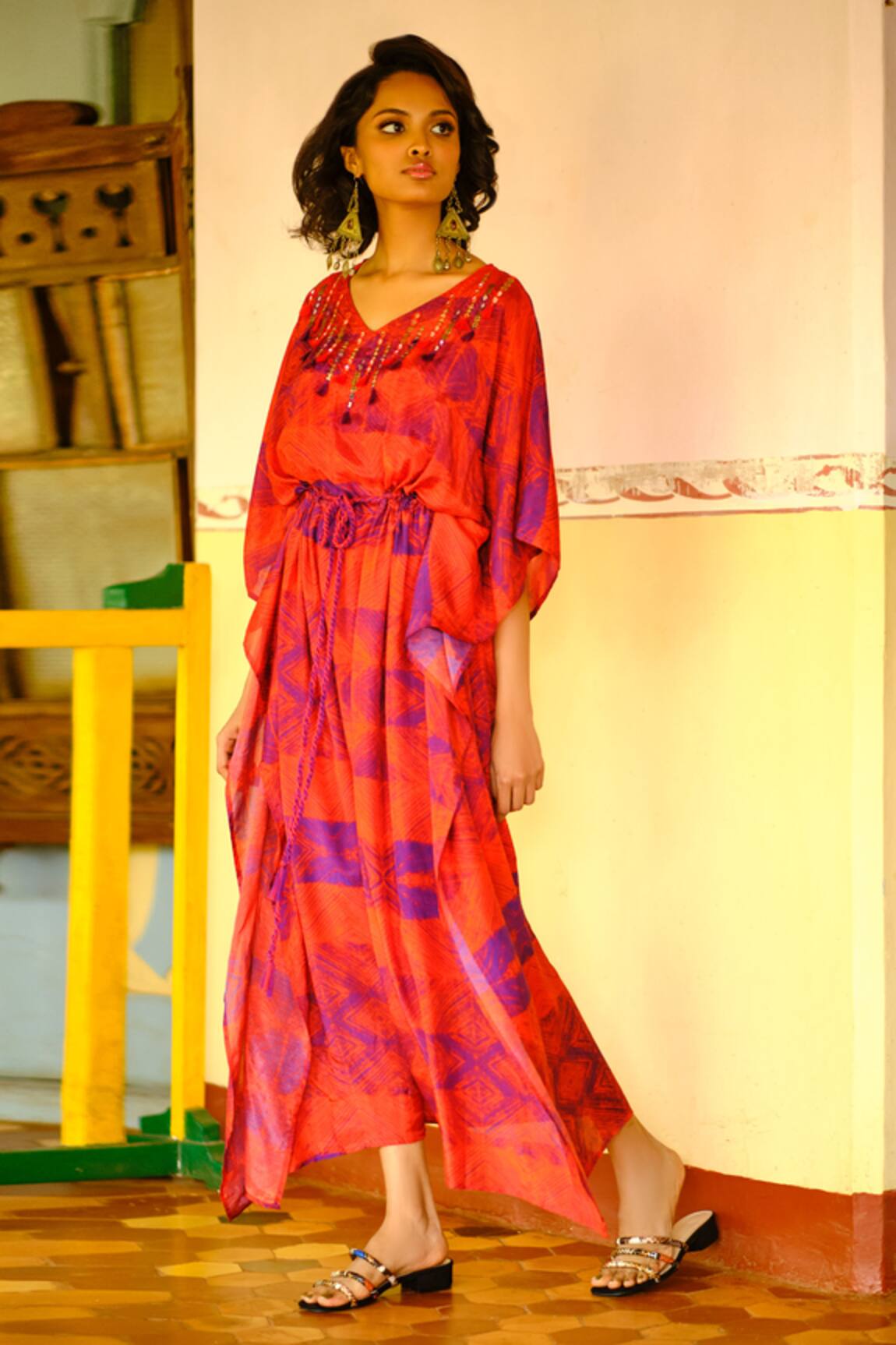 Enech Printed Kaftan