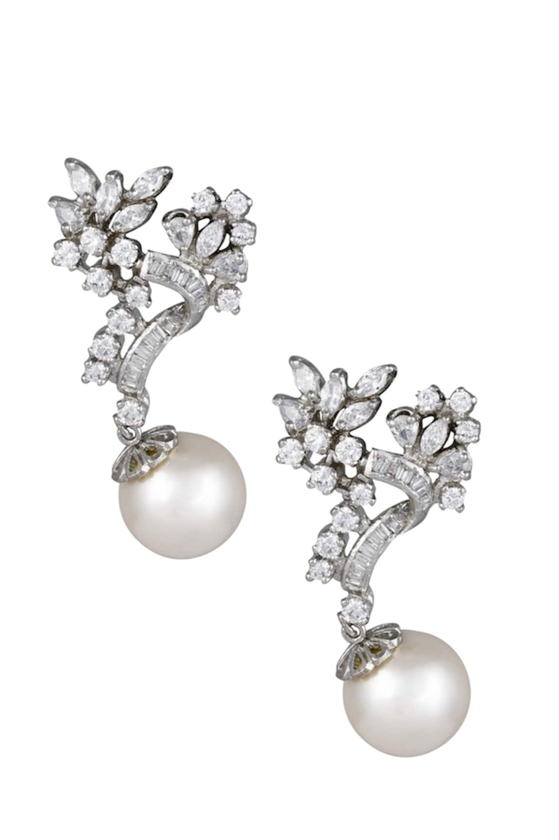 Raya by Vijeta R Pearl Drop Earrings