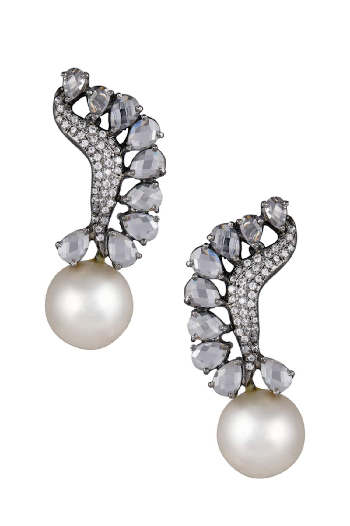 Raya by Vijeta R Pearl Drop Earrings