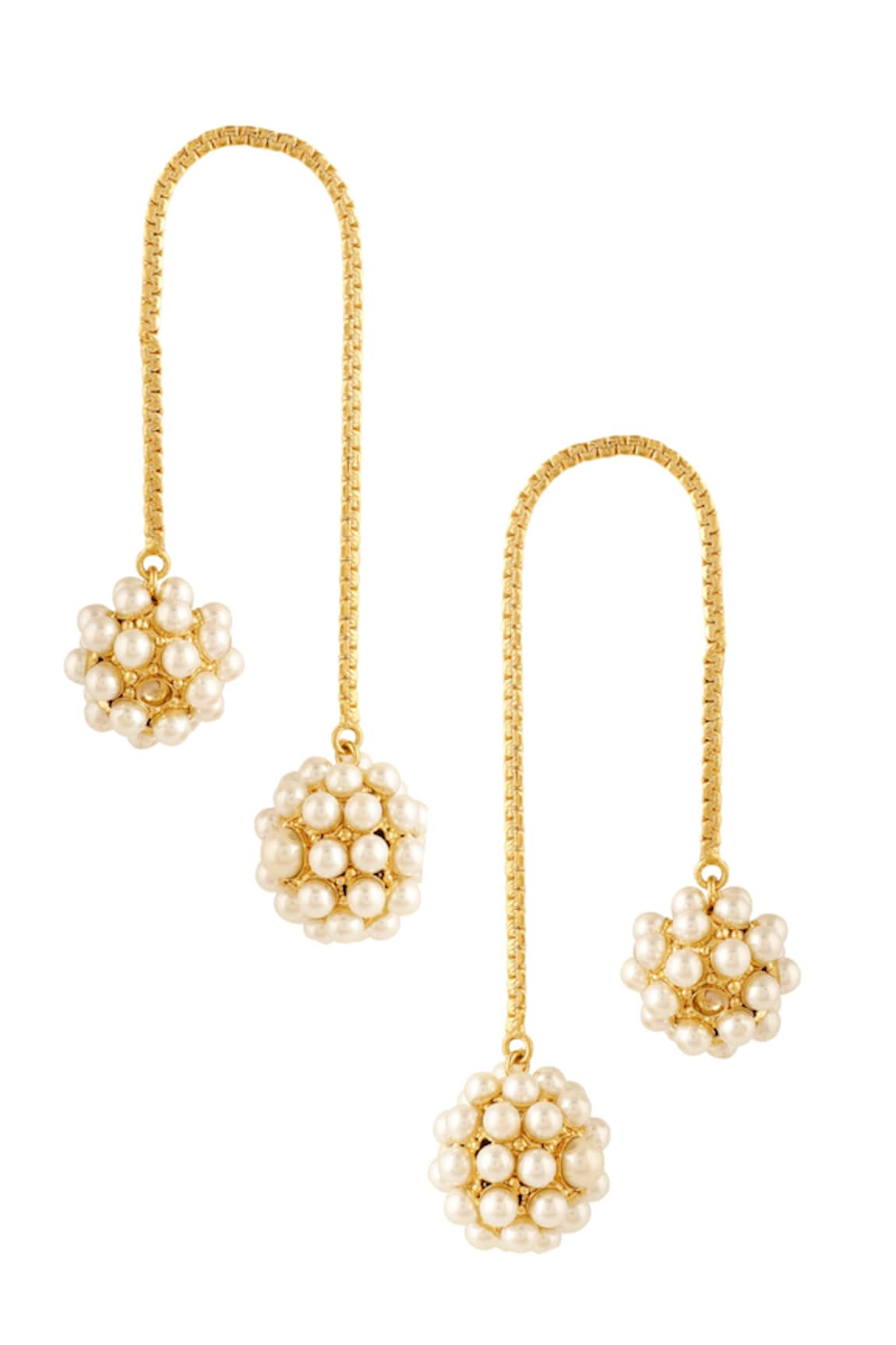 Raya by Vijeta R Pearl Drop Earrings