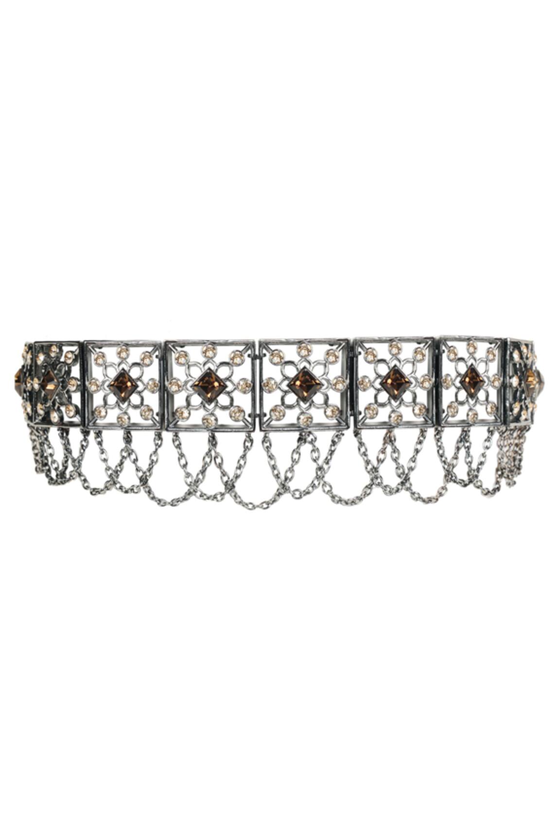 Esme by Aashna Dalmia Crystal Geometric Choker 