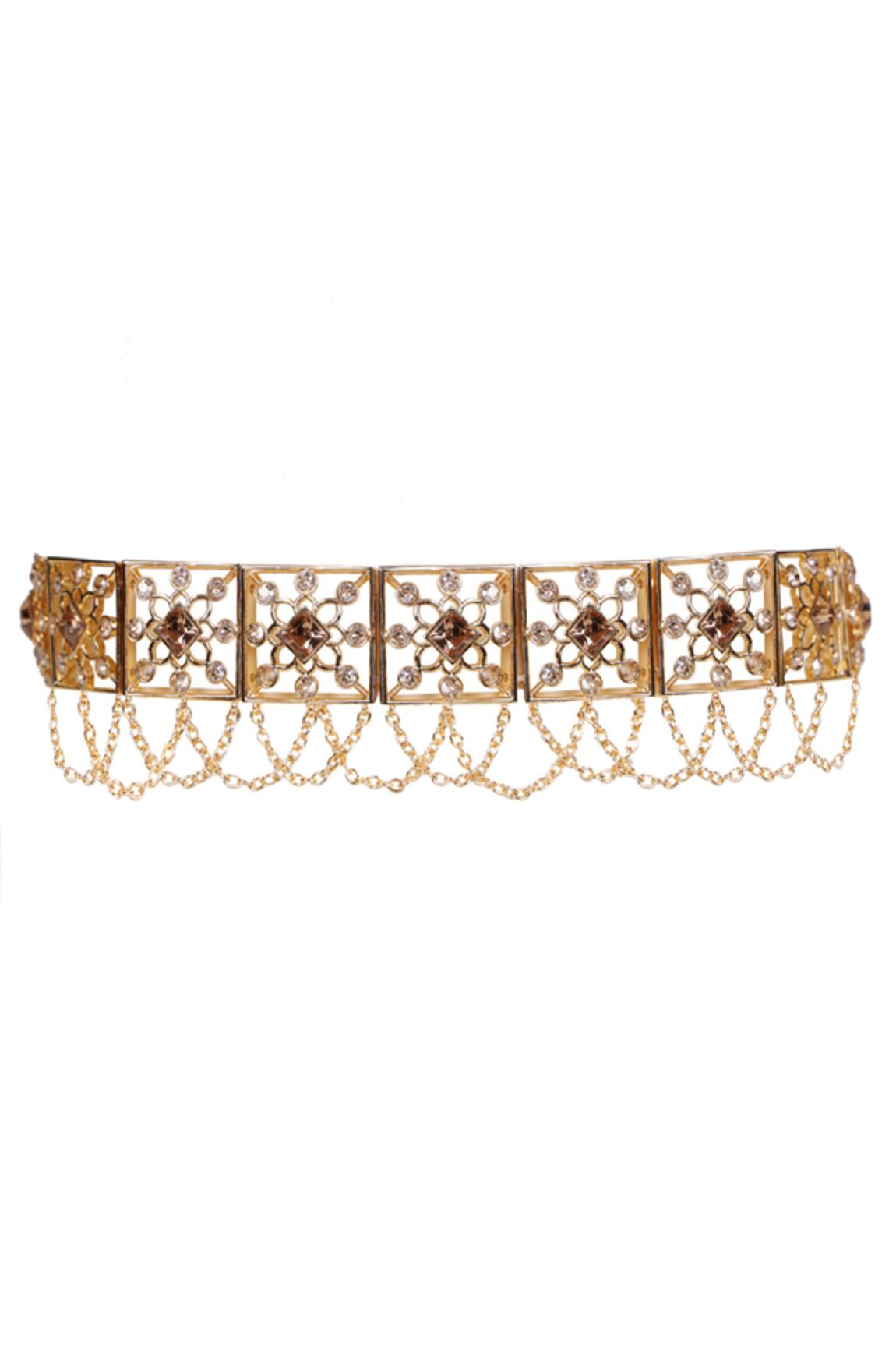 Esme by Aashna Dalmia Crystal Geometric Choker 
