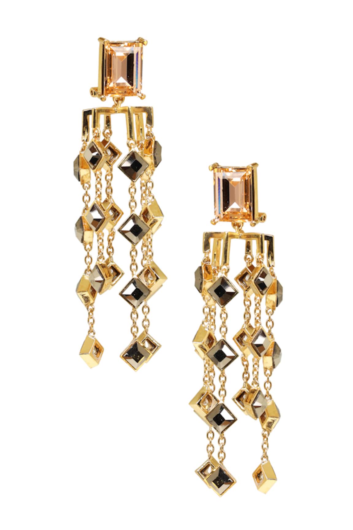 Esme By Aashna Dalmia Crystal Geometric Chandeliers 