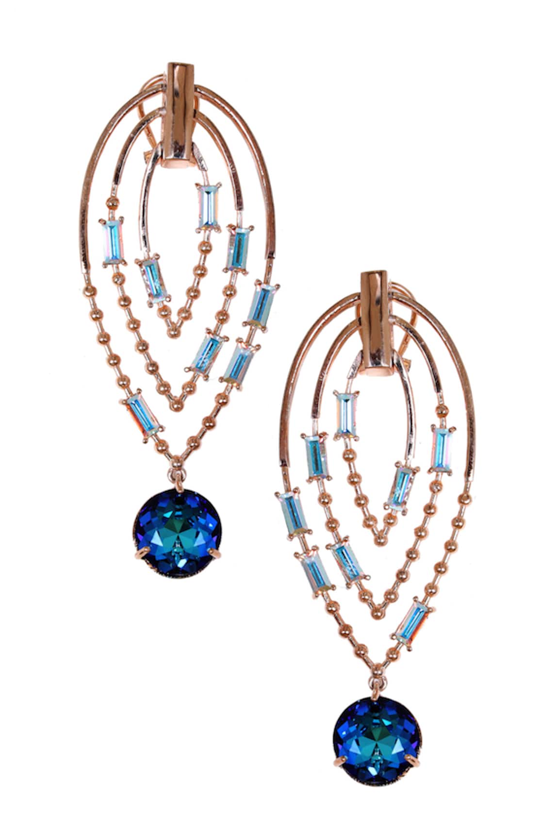 Esme By Aashna Dalmia Crystal Cutwork Danglers