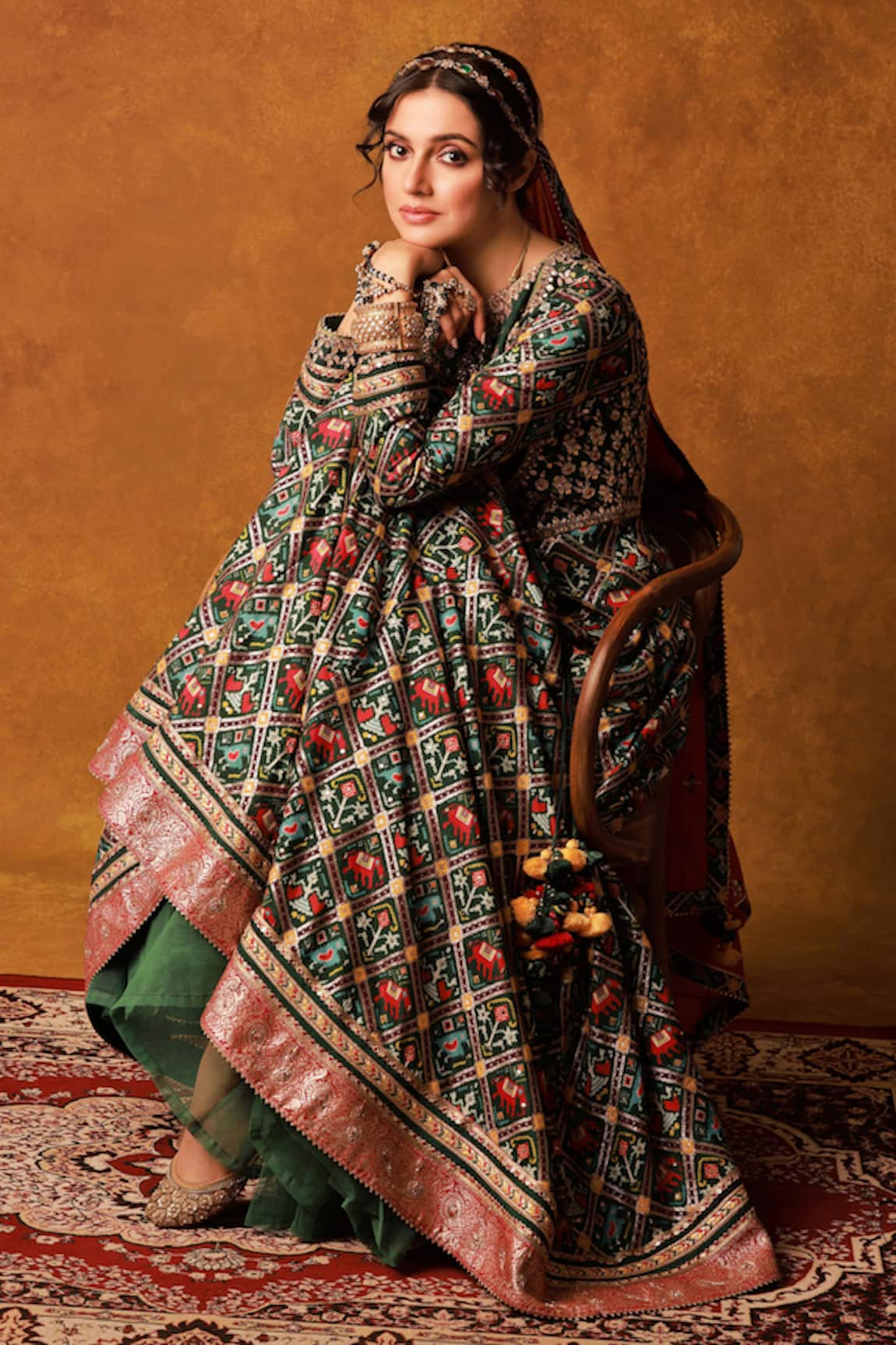 Ariyana Couture Patola Print Anarkali Set