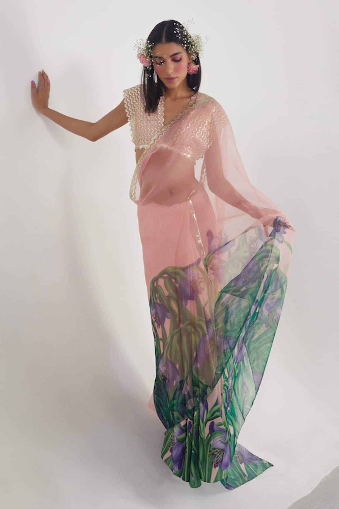 Limerick By Abirr N' Nanki Embroidered Blouse 
