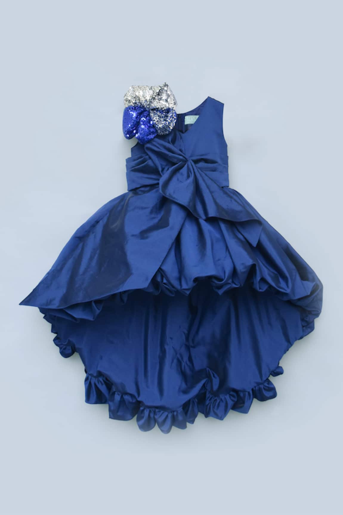 Fayon Kids Silk Flared Gown